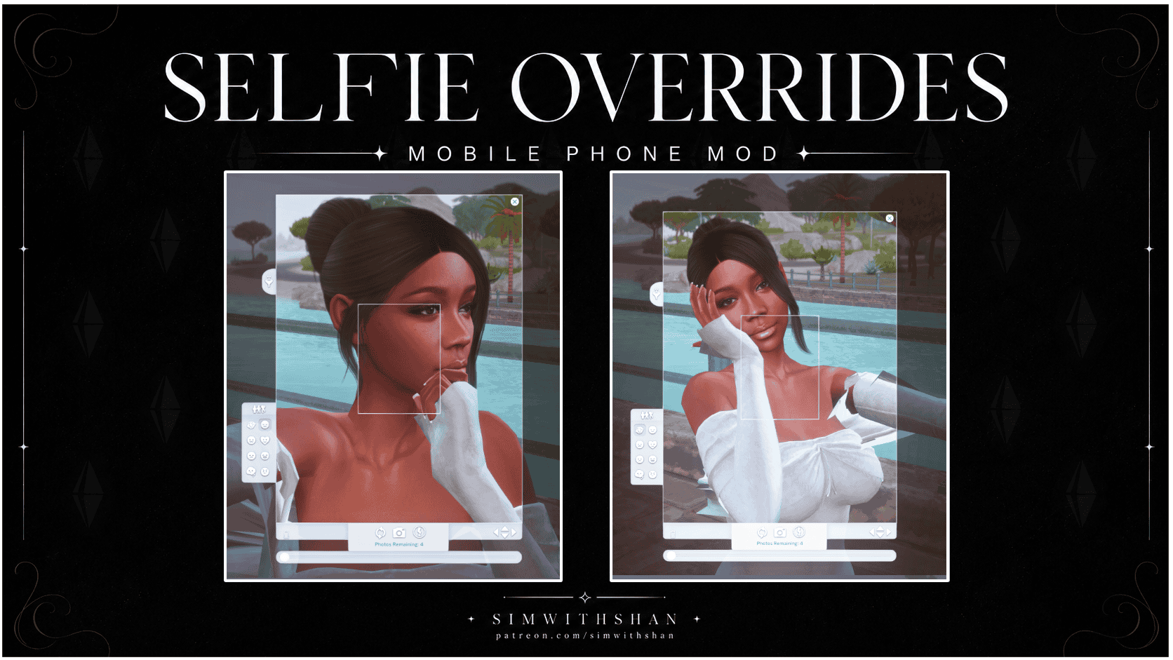 Preview image 1 for Selfie Overrides - Gift "Jessica" 2026 by SIMWITHSHAN.