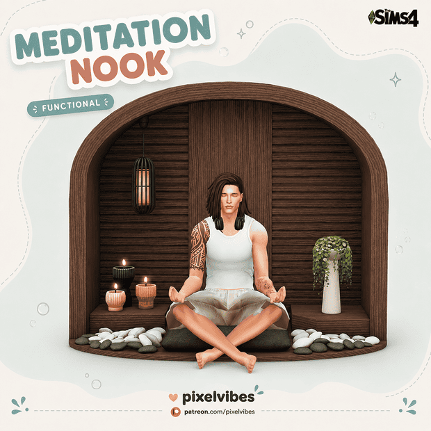 Preview image 1 for Meditation Nook by PIXELPONYSIMS4HORSECC.