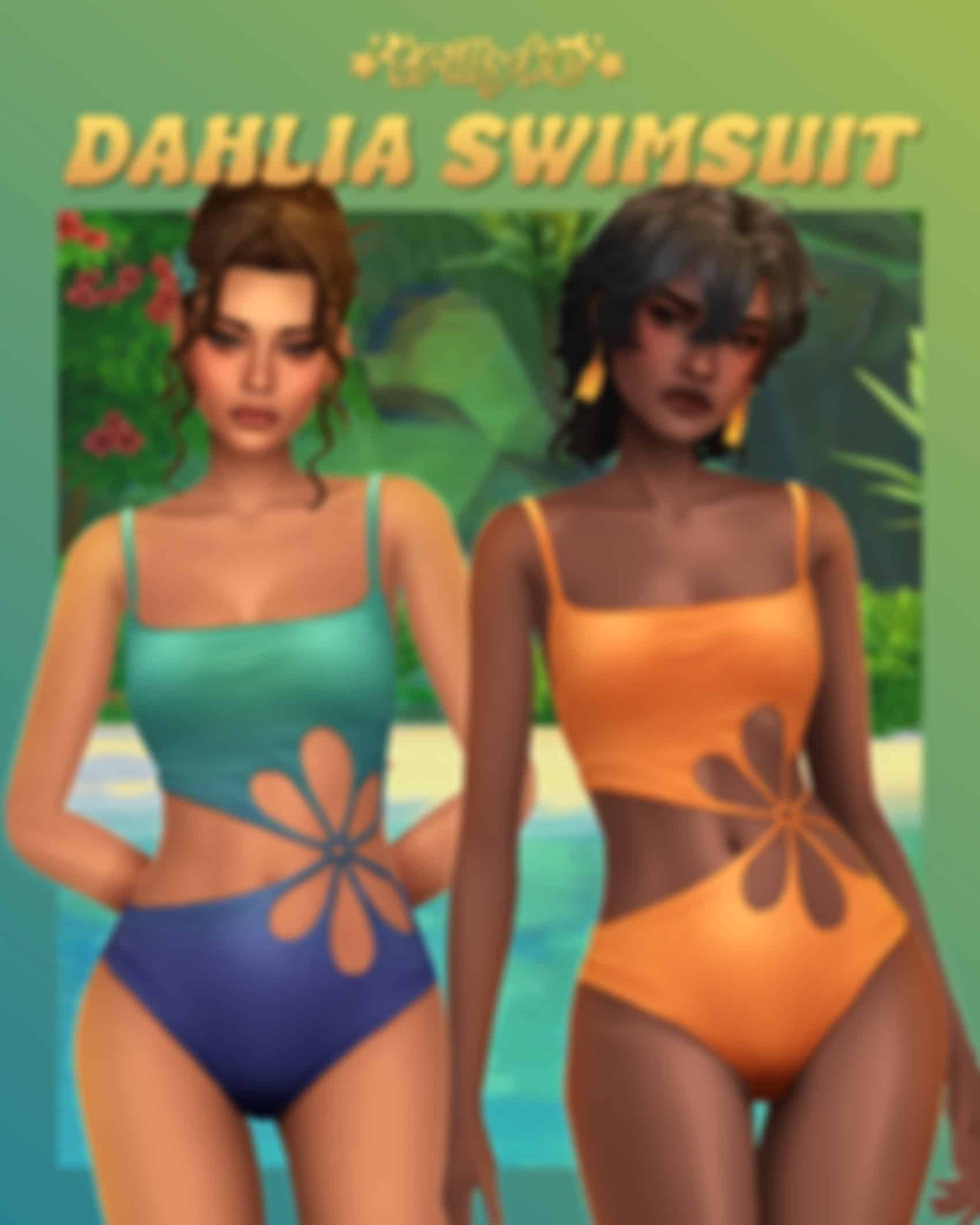 Preview image 1 for Dahlia Swimsuit by TRILLYKE.