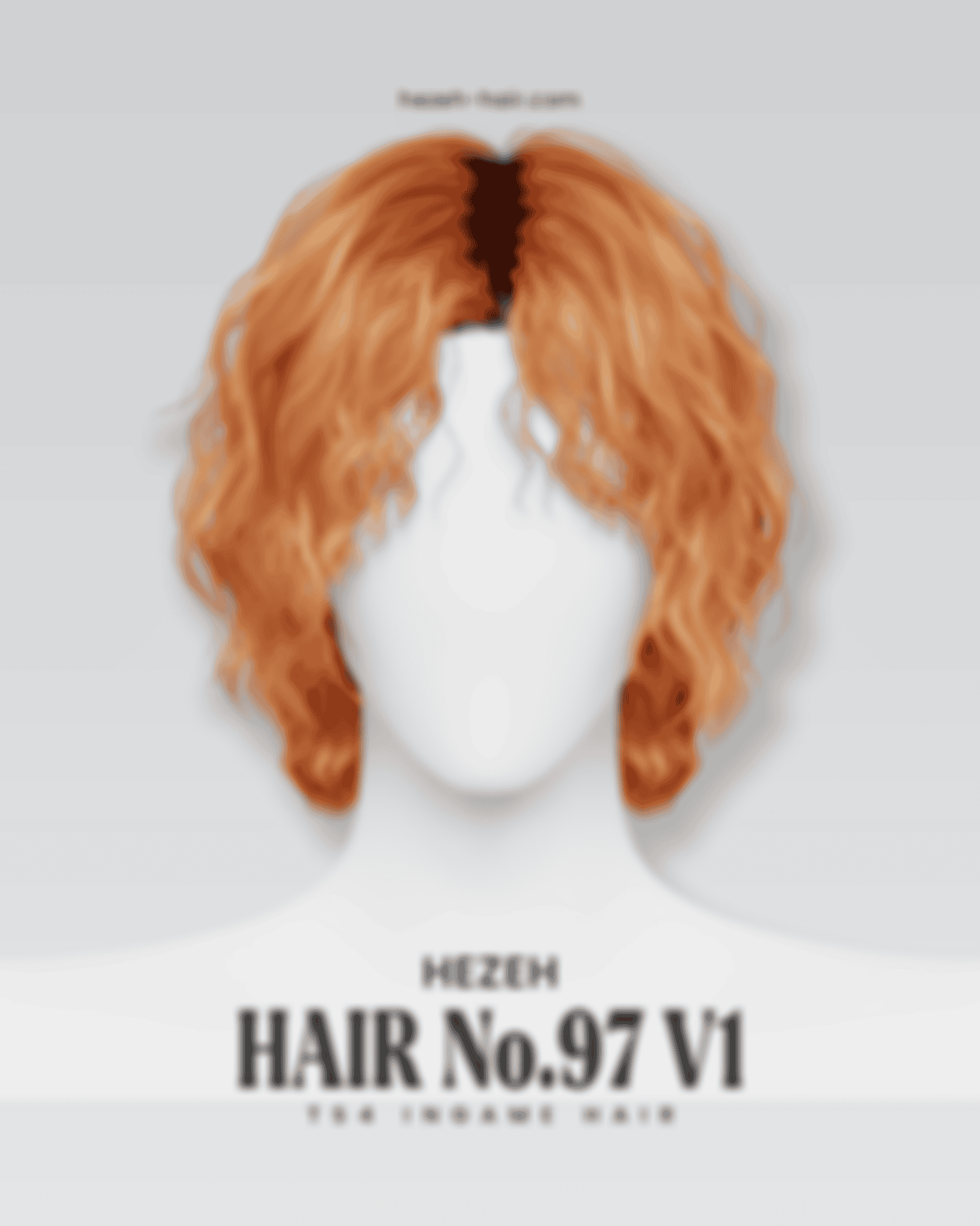 Preview image 1 for Hair No.97 V1 by HEZEH.
