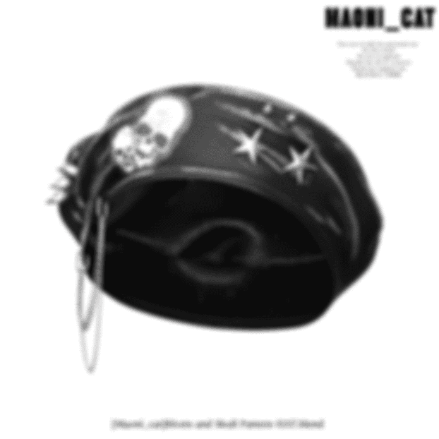 Preview image 1 for 26-07 Rivets and Skull Pattern-HAT.blend by MAONICAT.