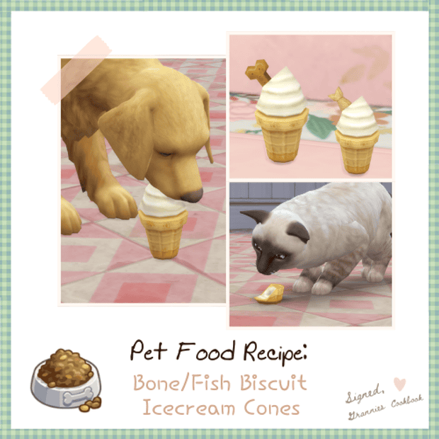 Preview image 1 for Pet Icecream Cones ~ Pet Recipe by LITTLBOWBUB.
