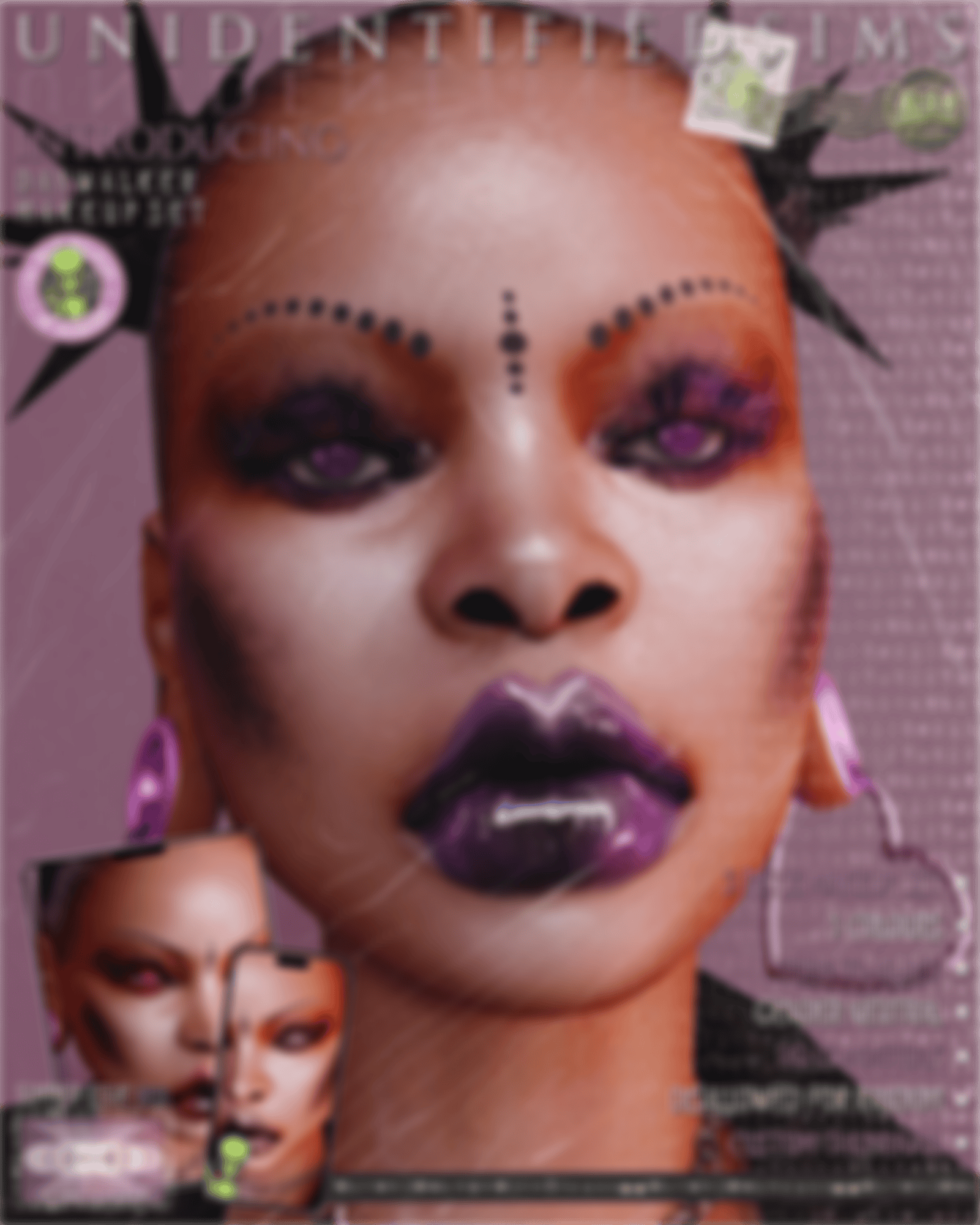 Preview image 1 for Daywalker Makeup Set - Issue 72 by UNIDENTIFIEDSIMS.