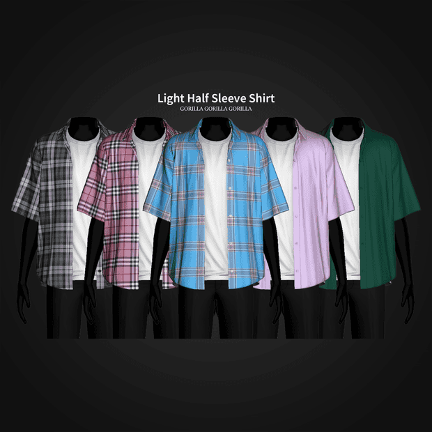 Preview image 1 for Light Half Sleeve Shirt by GORILLA GORILLA GORILLA.