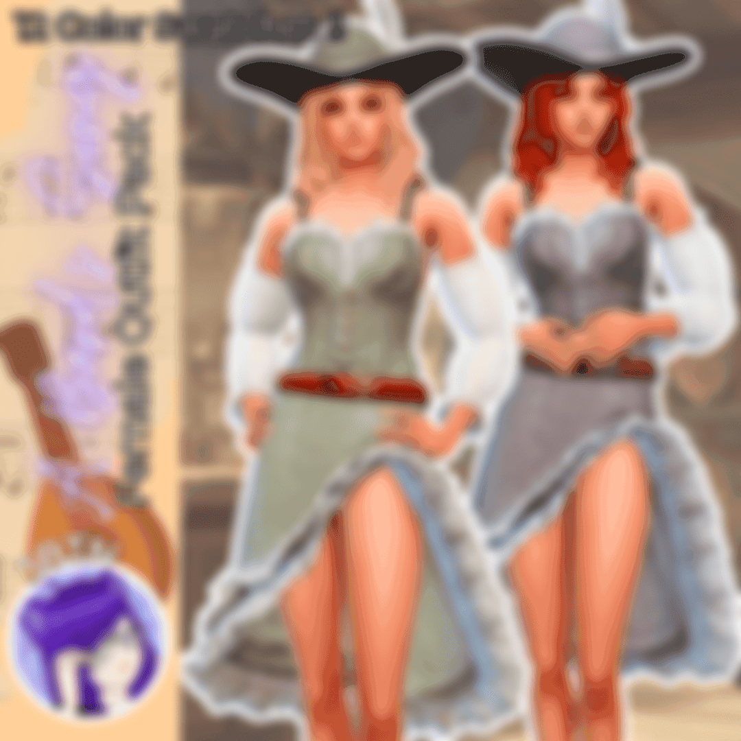 Preview image 1 for A BARD'S SONG FEMALE OUTFIT by JAYBIRDTHENERD.