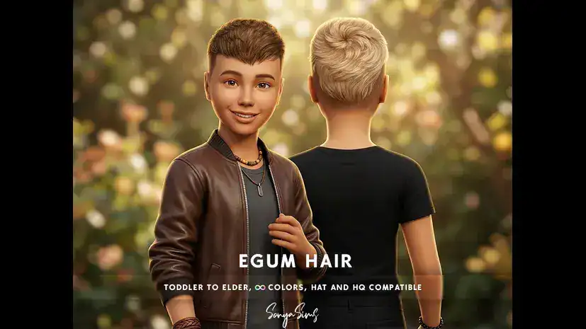 Preview image 1 for Egum Hair for Kids and Toddlers by SONYASIMS.