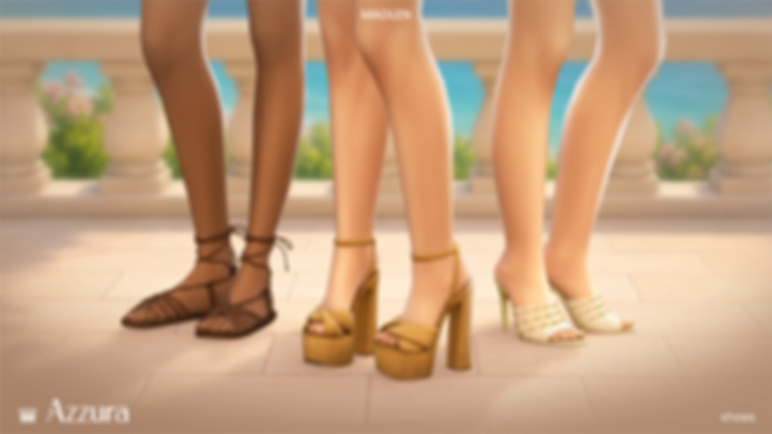 Preview image 1 for Azzura Shoe Set (Download) by MADLEN.