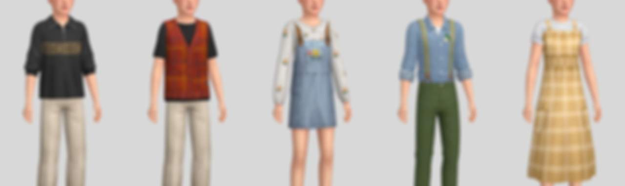 Preview image 1 for WIP Child Conversions by ADRIENPASTEL.