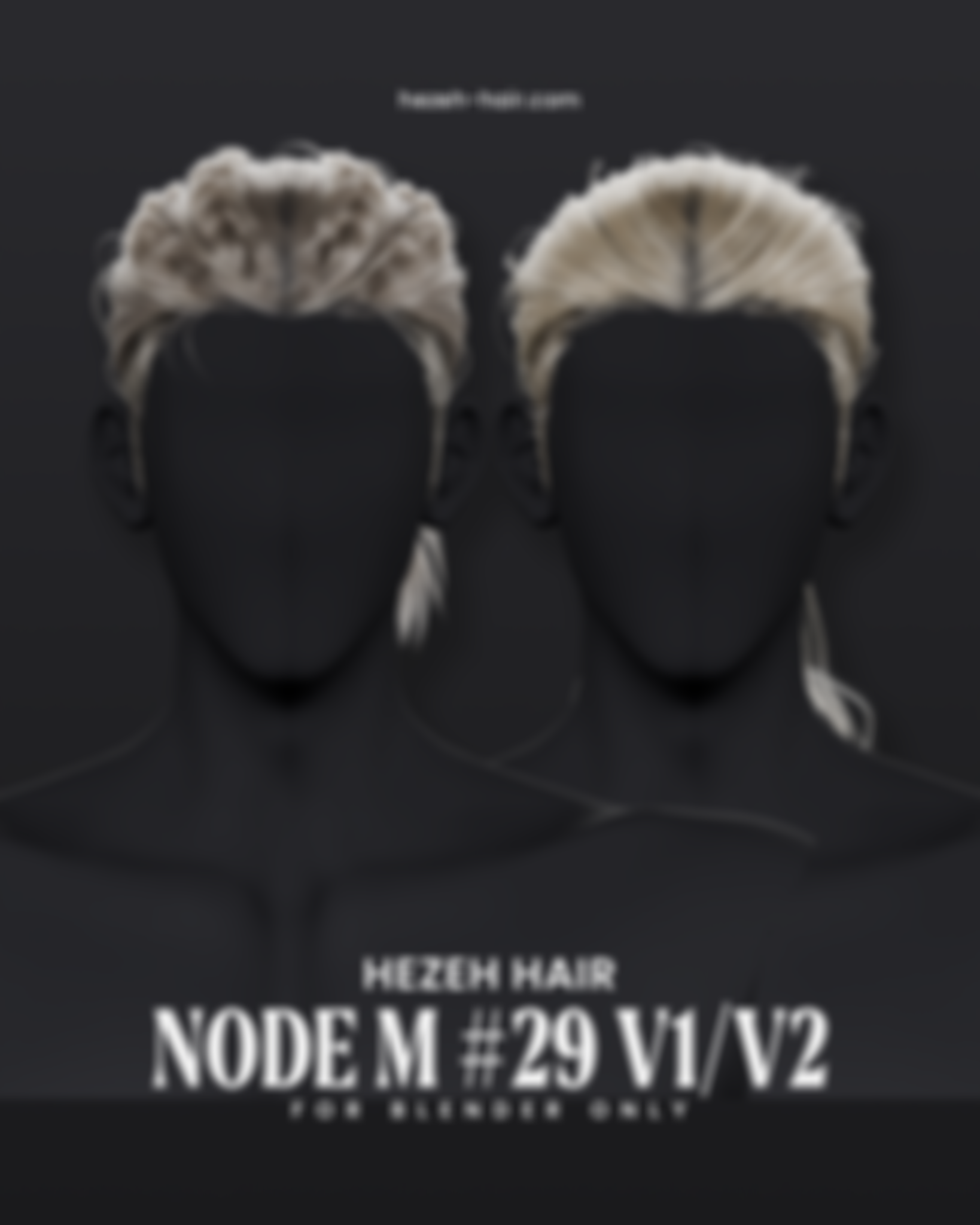 Preview image 1 for Node Hair #29 V1/V2 by HEZEH.