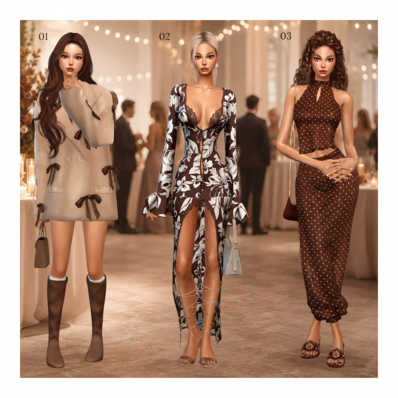 Preview image 1 for Look 01. bag - dress - heels by DOLILAC.