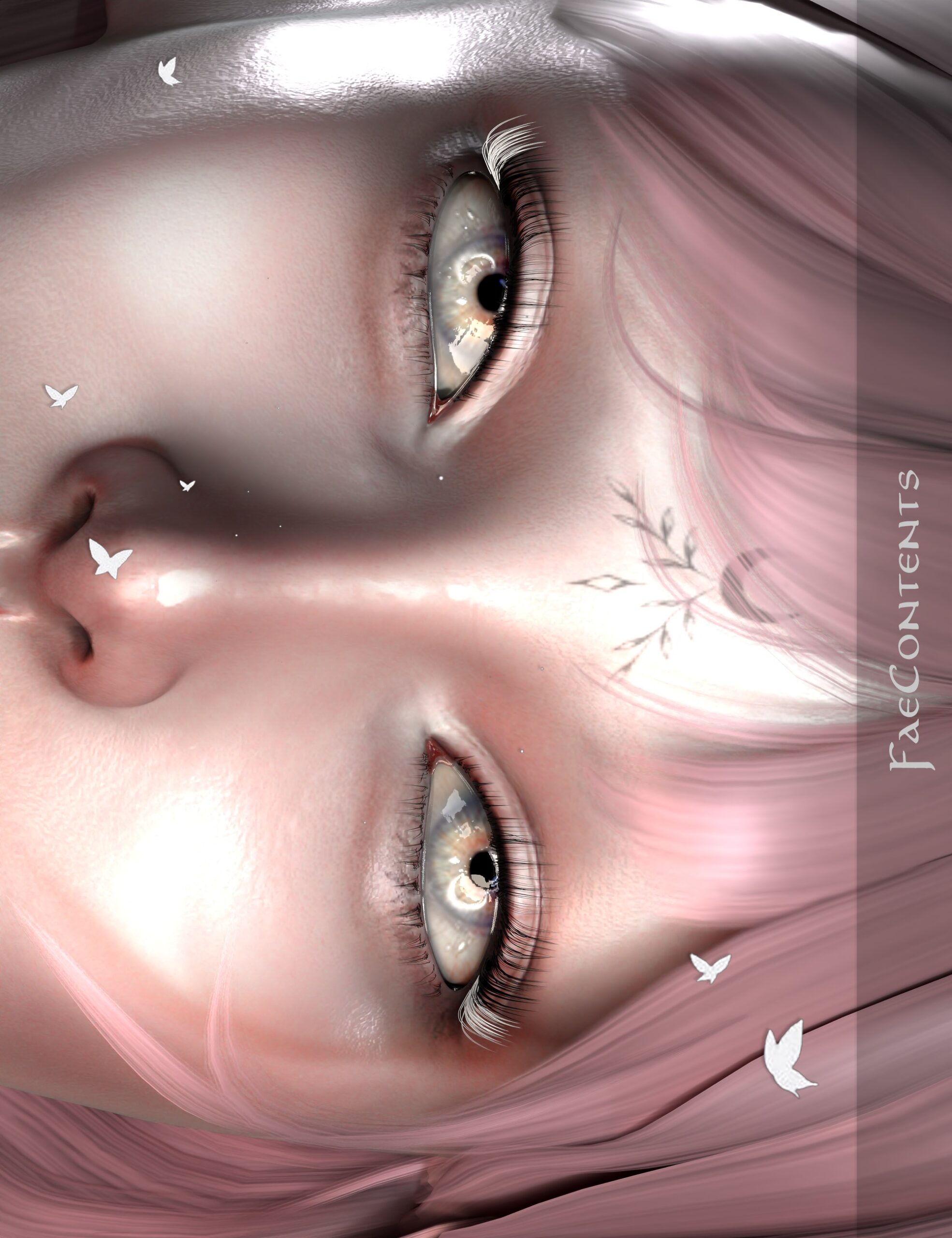 Preview image 1 for Eyelashes (particle) by FAECONTENTS.