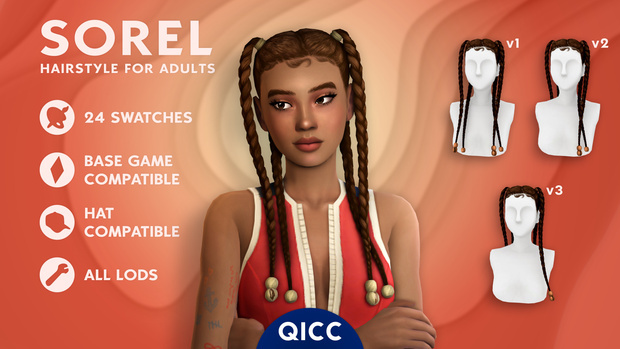 Preview image 1 for Sorel Hair | Early Access by QICC.