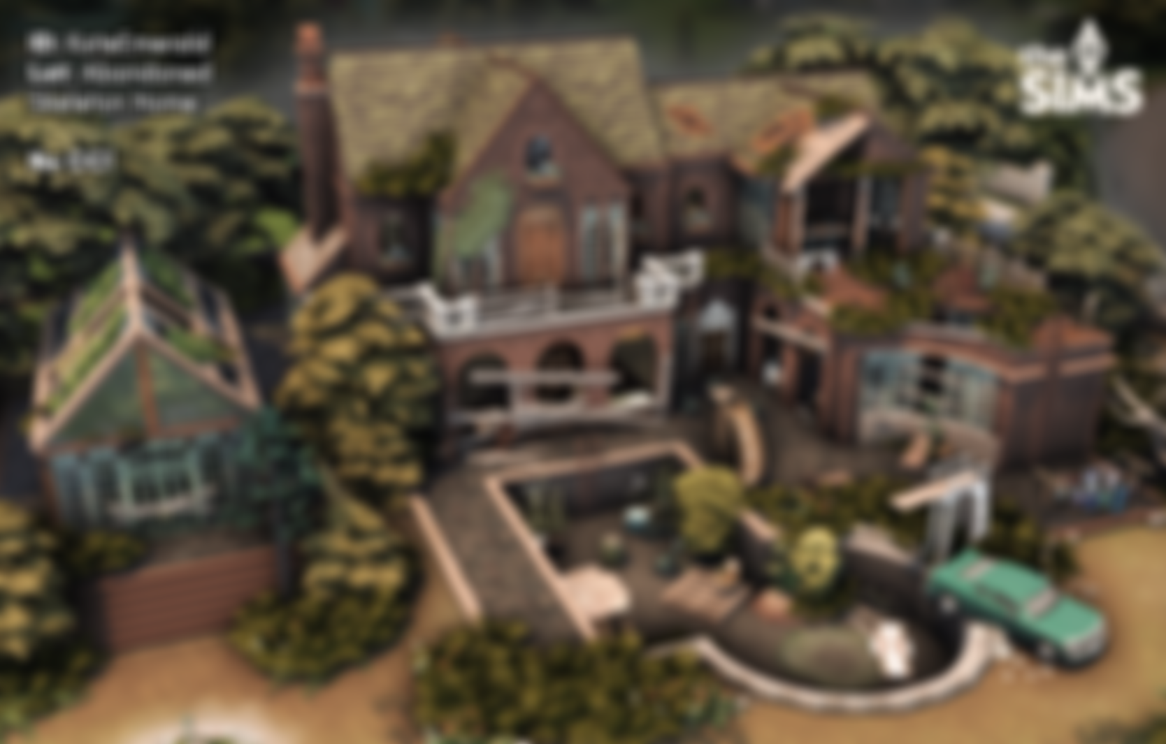 Preview image 1 for Tray Files: Abandoned Skeleton Mansion by KATE EMERALD.