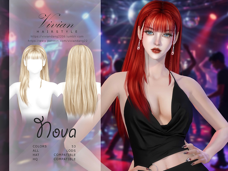 Preview image 1 for Latest Sims 4 Hair CC on TSR - New Hairstyles to Download by SHIMYDIM.