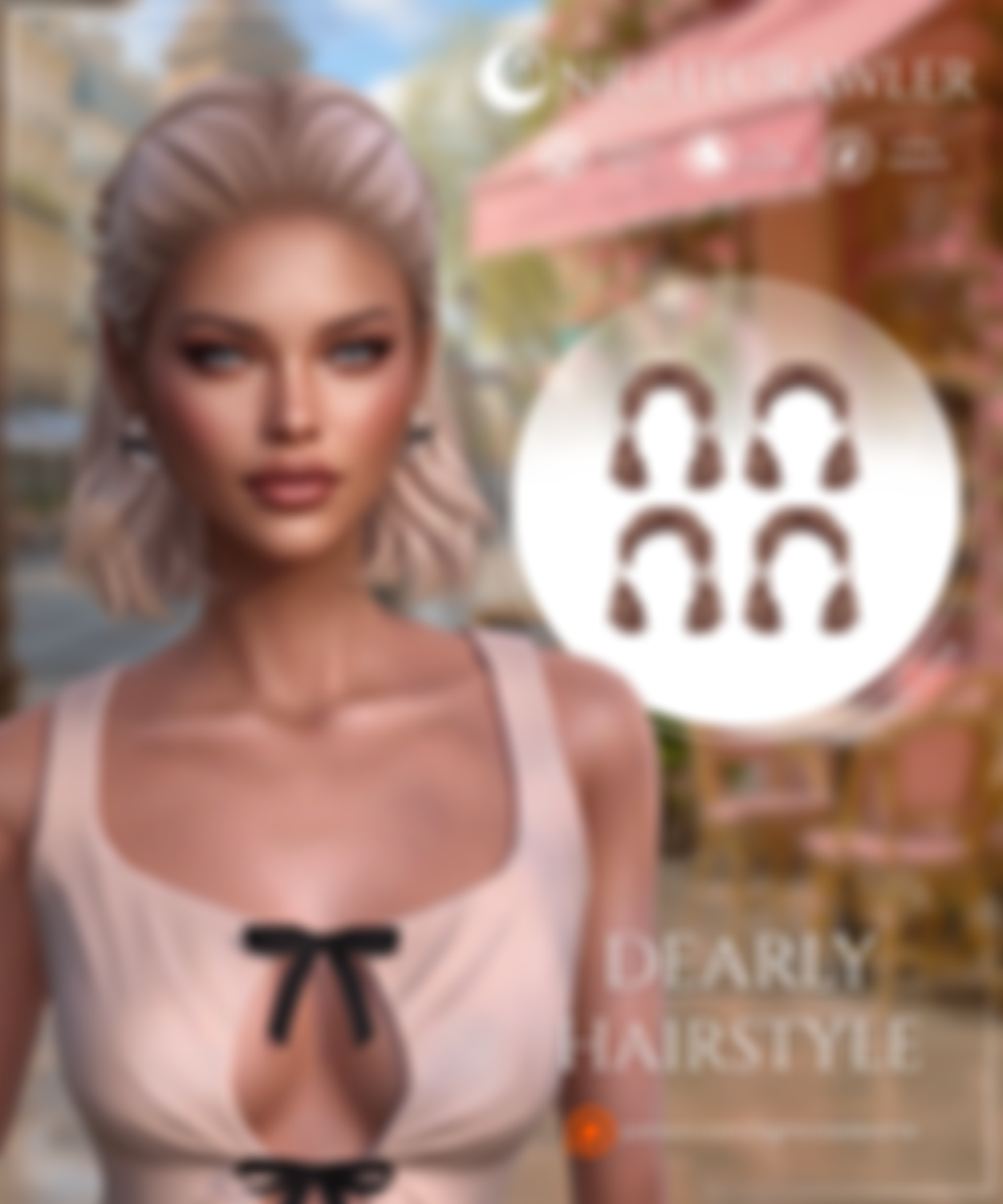 Preview image 1 for DEARLY HAIR by NIGHTCRAWLERSIMS.