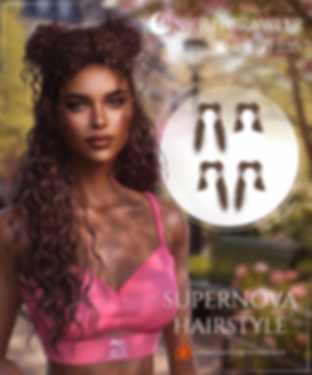 Preview image 1 for SUPERNOVA HAIR by NIGHTCRAWLERSIMS.