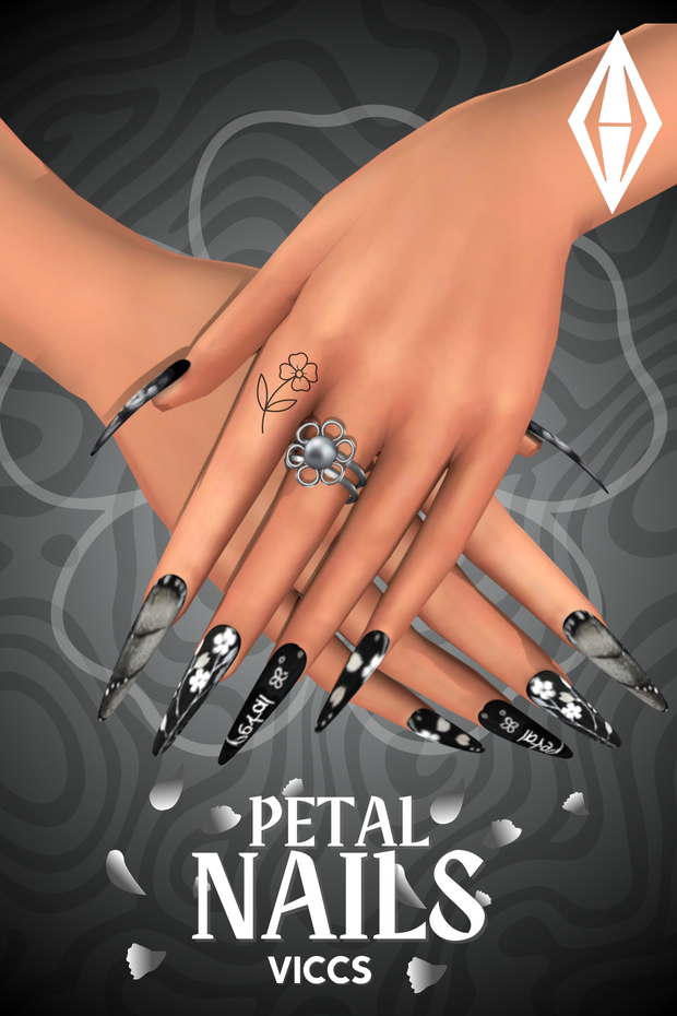 Preview image 1 for FILE) VICCS_ PETAL NAILS (TEEN-ELDER) by VICCSS.
