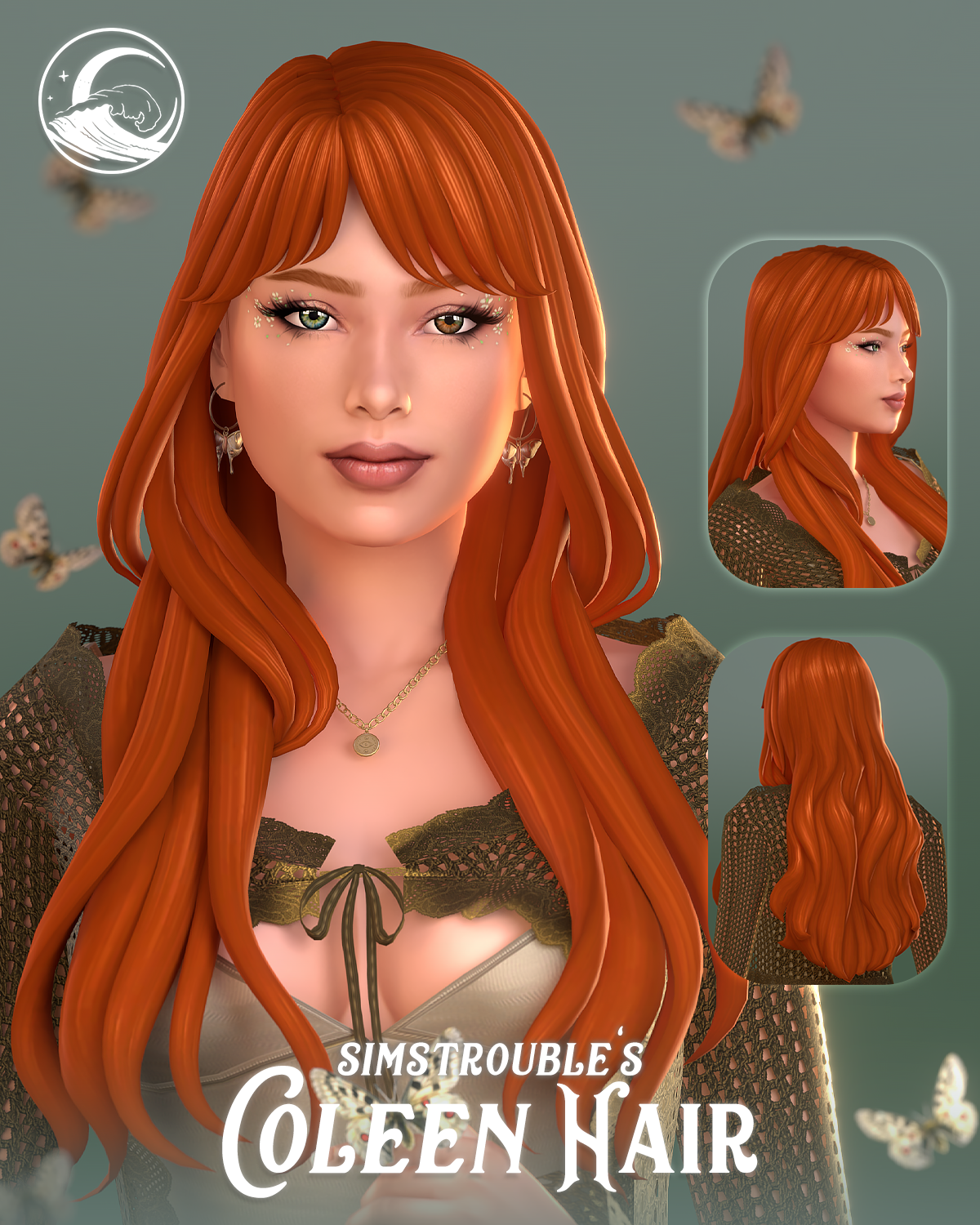 Preview image 1 for Coleen Hairstyle Set by SIMSTROUBLE.
