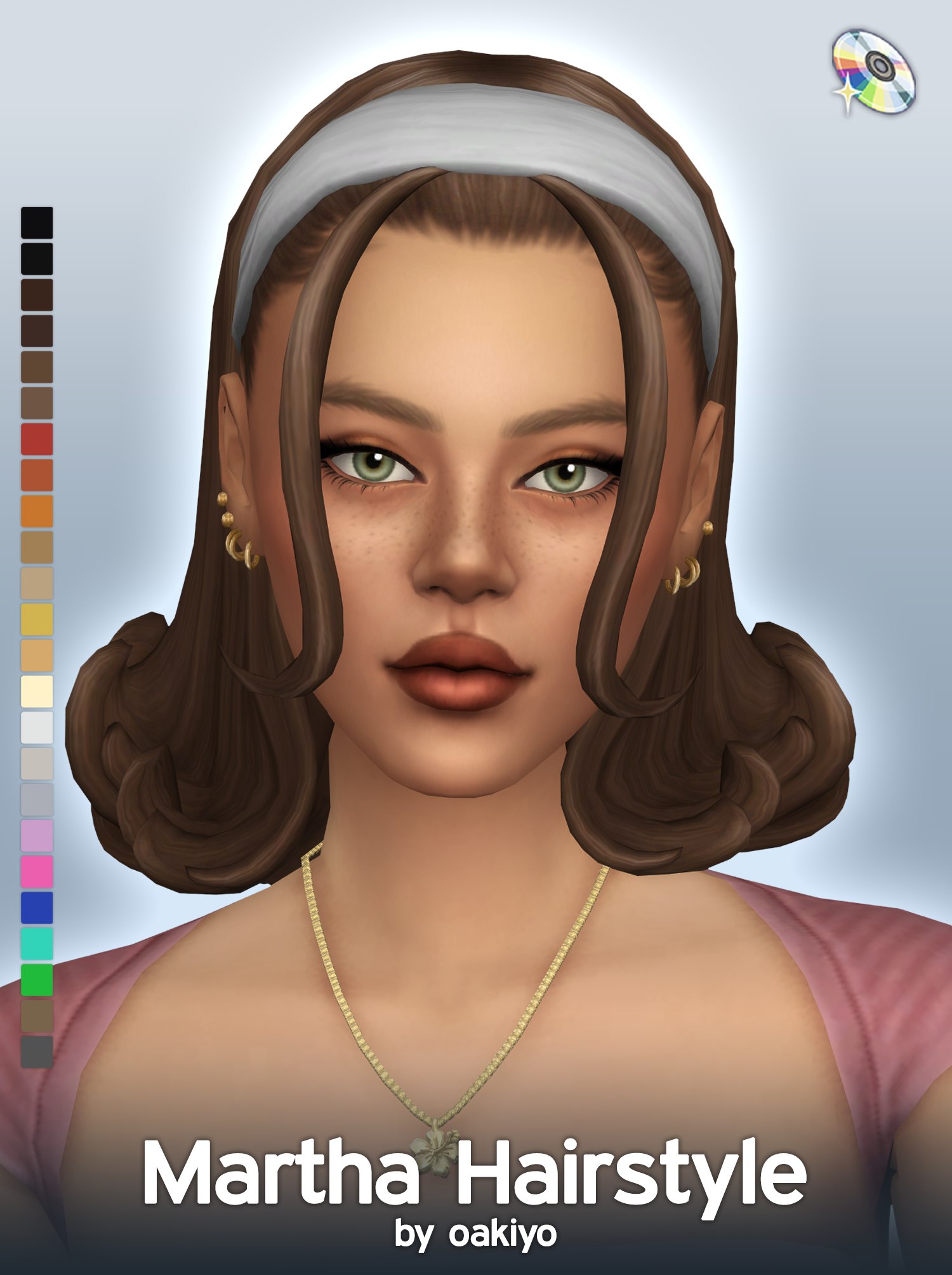 Preview image 1 for Martha Hairstyle by OAKIYO.