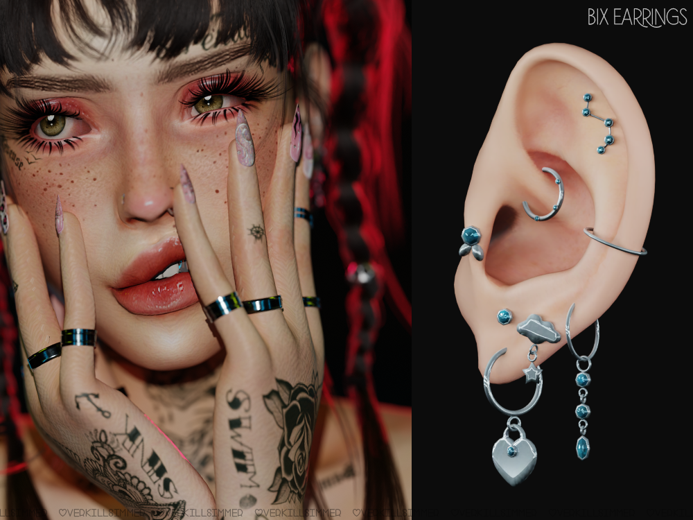 Preview image 1 for Bix earrings by OVERKILLSIMMER.