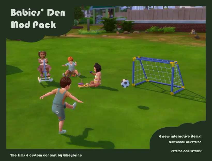 Preview image 1 for Babies' Den Mod Pack heybrine / Traduccion al espanol by DOKIMTZ.