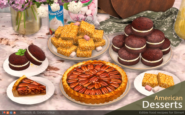 Preview image 1 for American Desserts - Set 2 by SOMIKSEVERINKA.