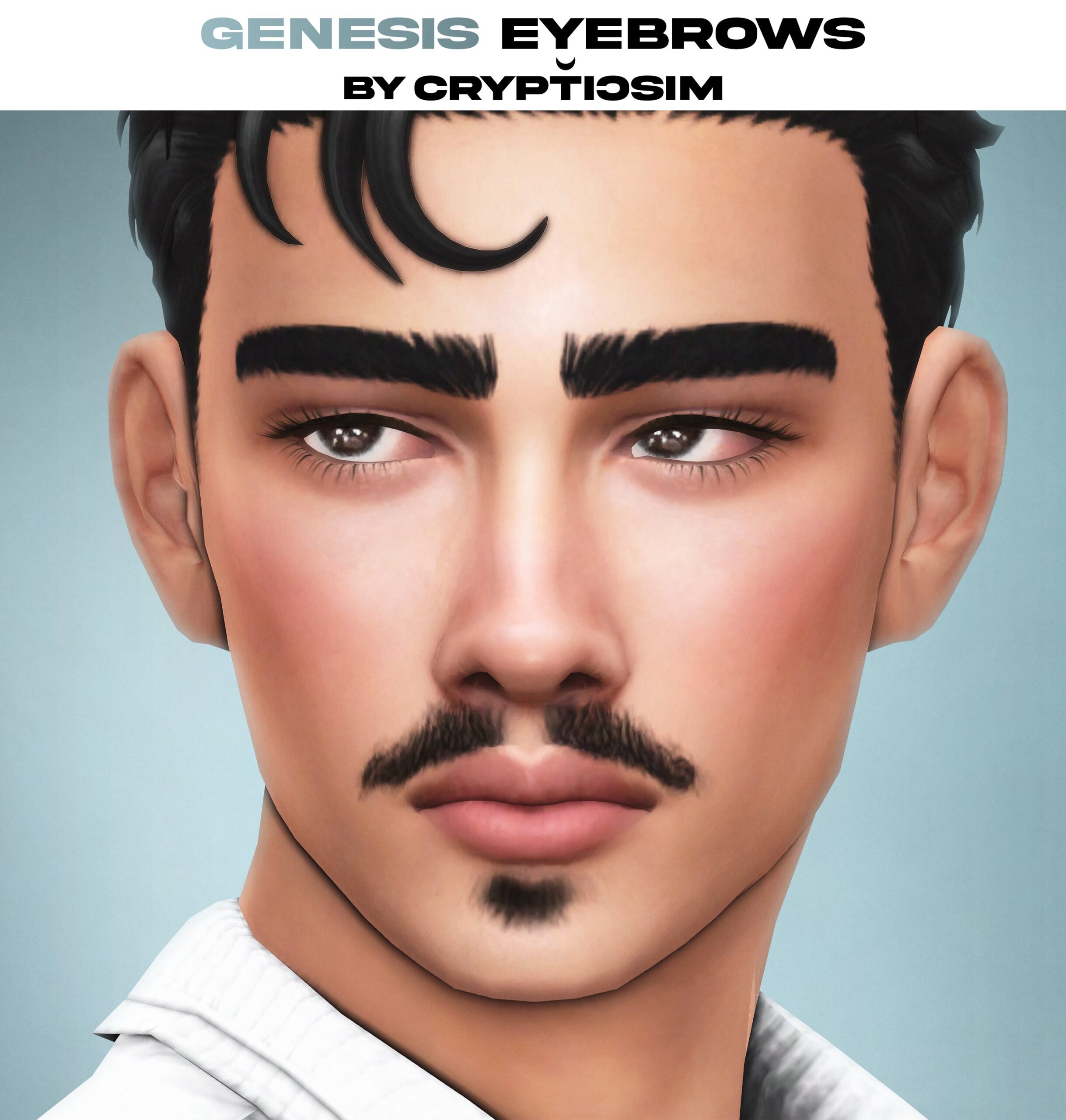 Preview image 1 for genesis eyebrows // announcement by CRYPTICSIM.