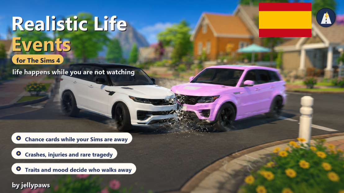 Preview image 1 for Realistic Life Events By RoshySims Spanish Translation by ROSHYSIMS.