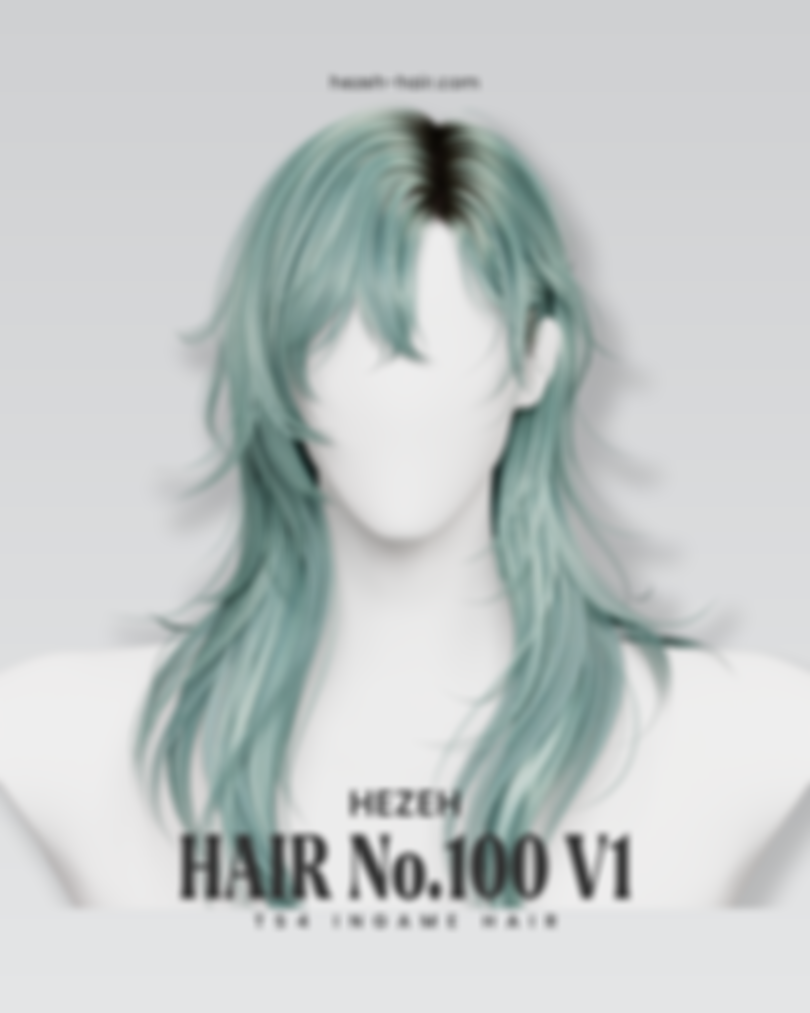 Preview image 1 for Hair No.100 V1 by HEZEH.