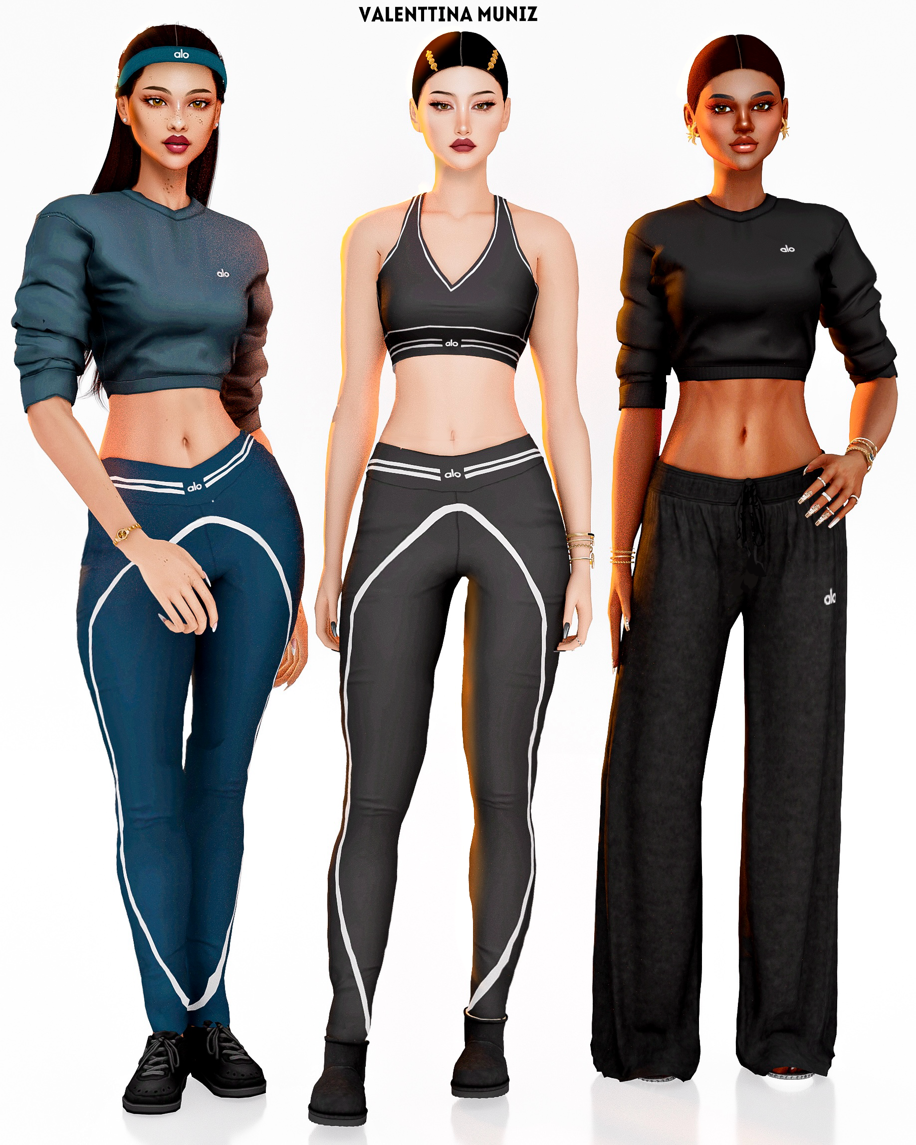 Preview image 1 for Alo gym set | Early access by VALENTTINAMUNIZ.