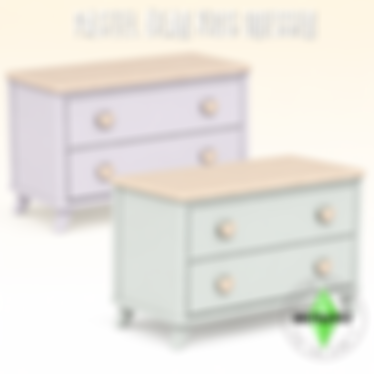 Preview image 1 for Pastel Bear Kids Dresser by SNOTRA902.