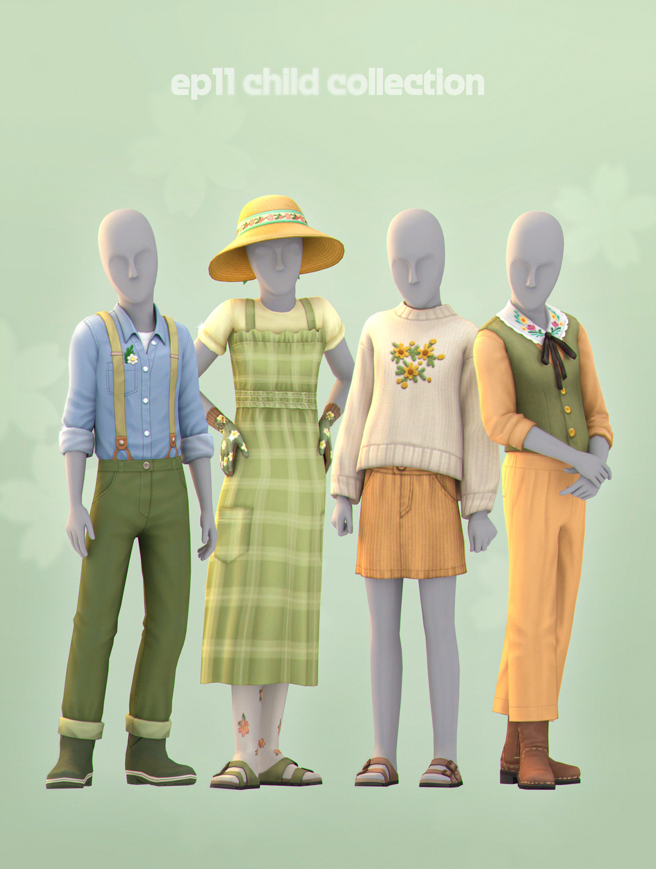 Preview image 1 for EP11 Child Clothing & Acc Collection by ADRIENPASTEL.