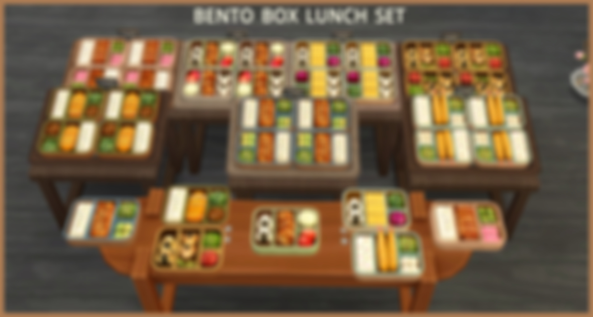 Preview image 1 for Bento Set Sneak Peek by ICEMUNMUN.