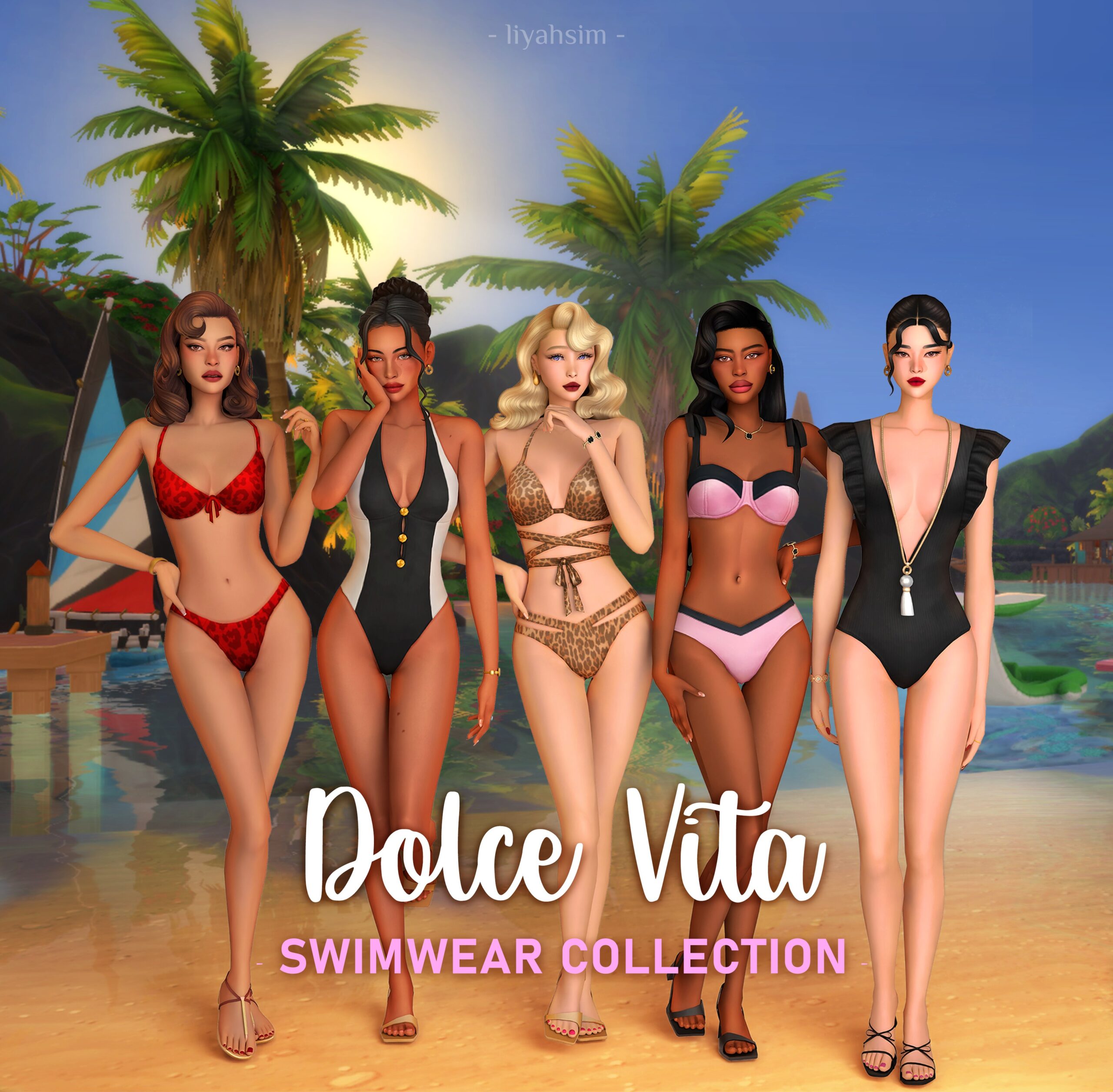 Preview image 1 for Dolce Vita - Swimwear Collection - Public Access by LIYAHSIM.