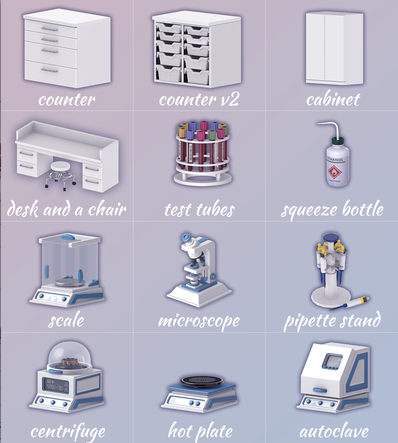 Preview image 1 for Grin Kitchen Set by ARWENKABOOM.