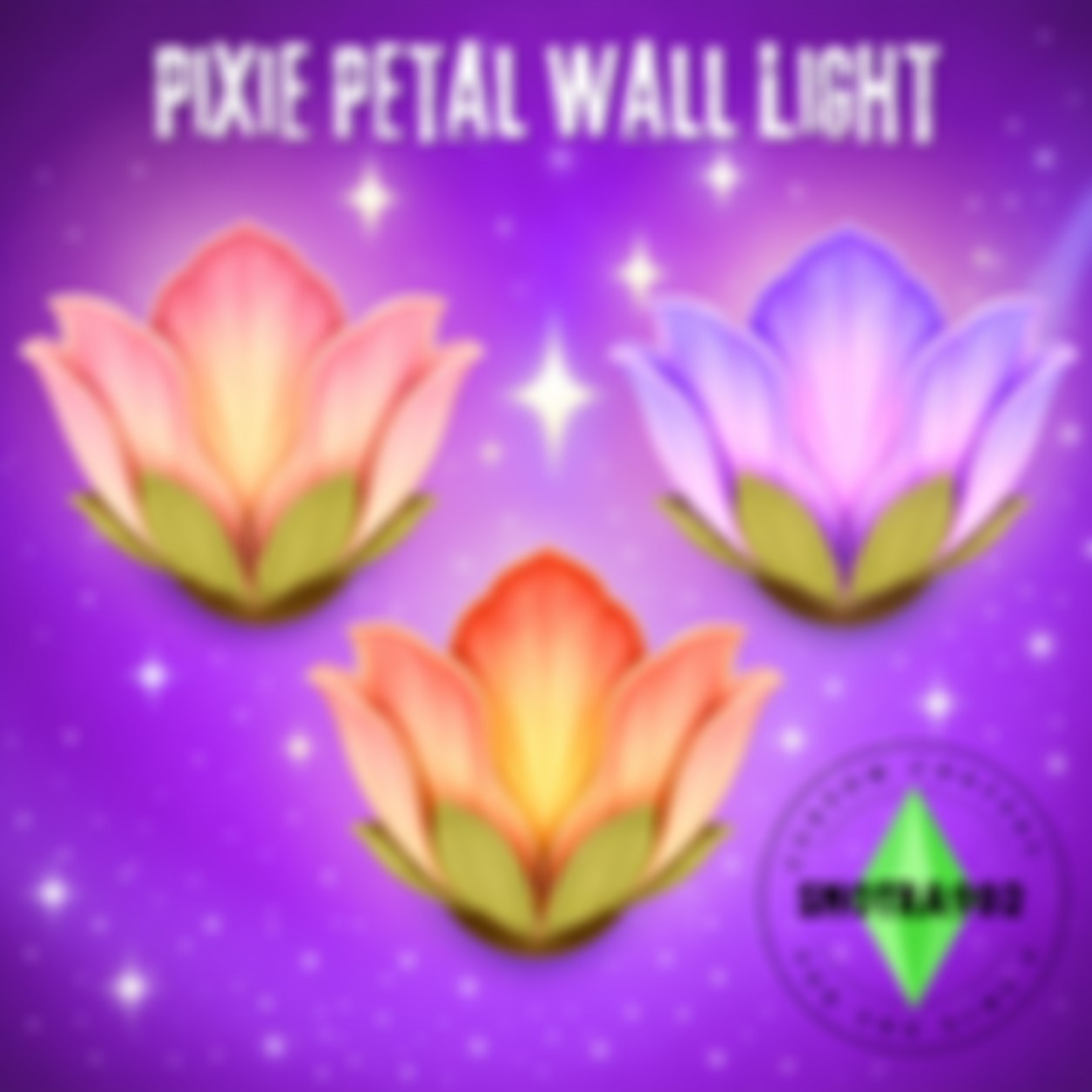 Preview image 1 for Pixie Petal Wall Light by SNOTRA902.