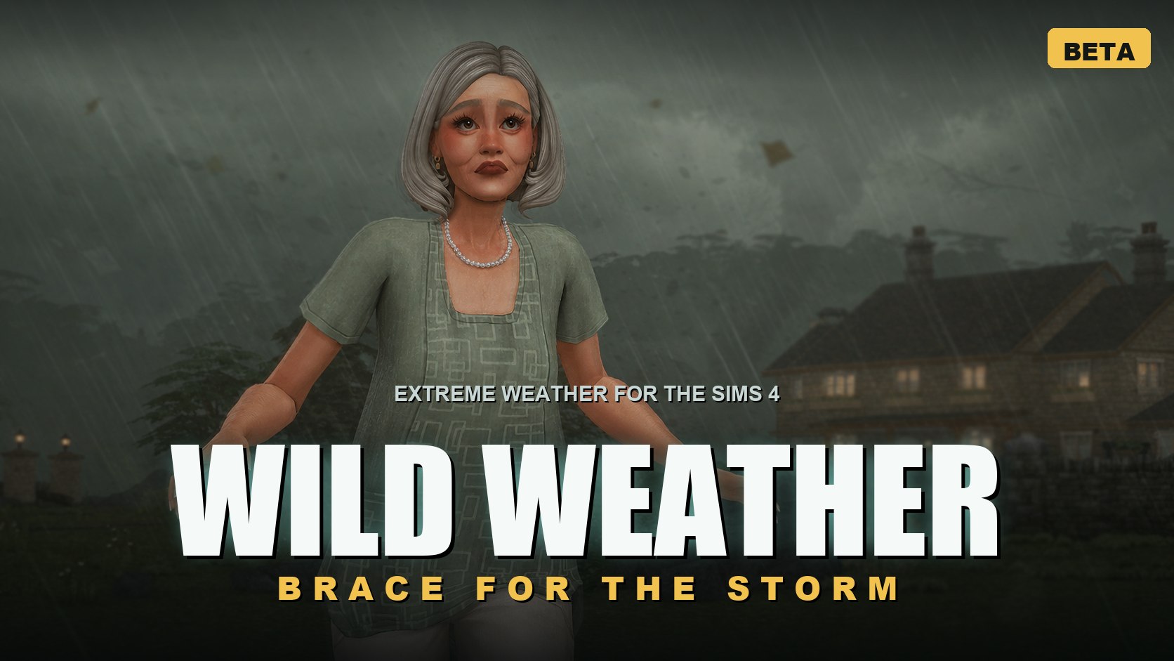 Preview image 1 for Mod Spotlight | Wild Weather | A Natural Disaster Sims 4 Mod by MELUNN.
