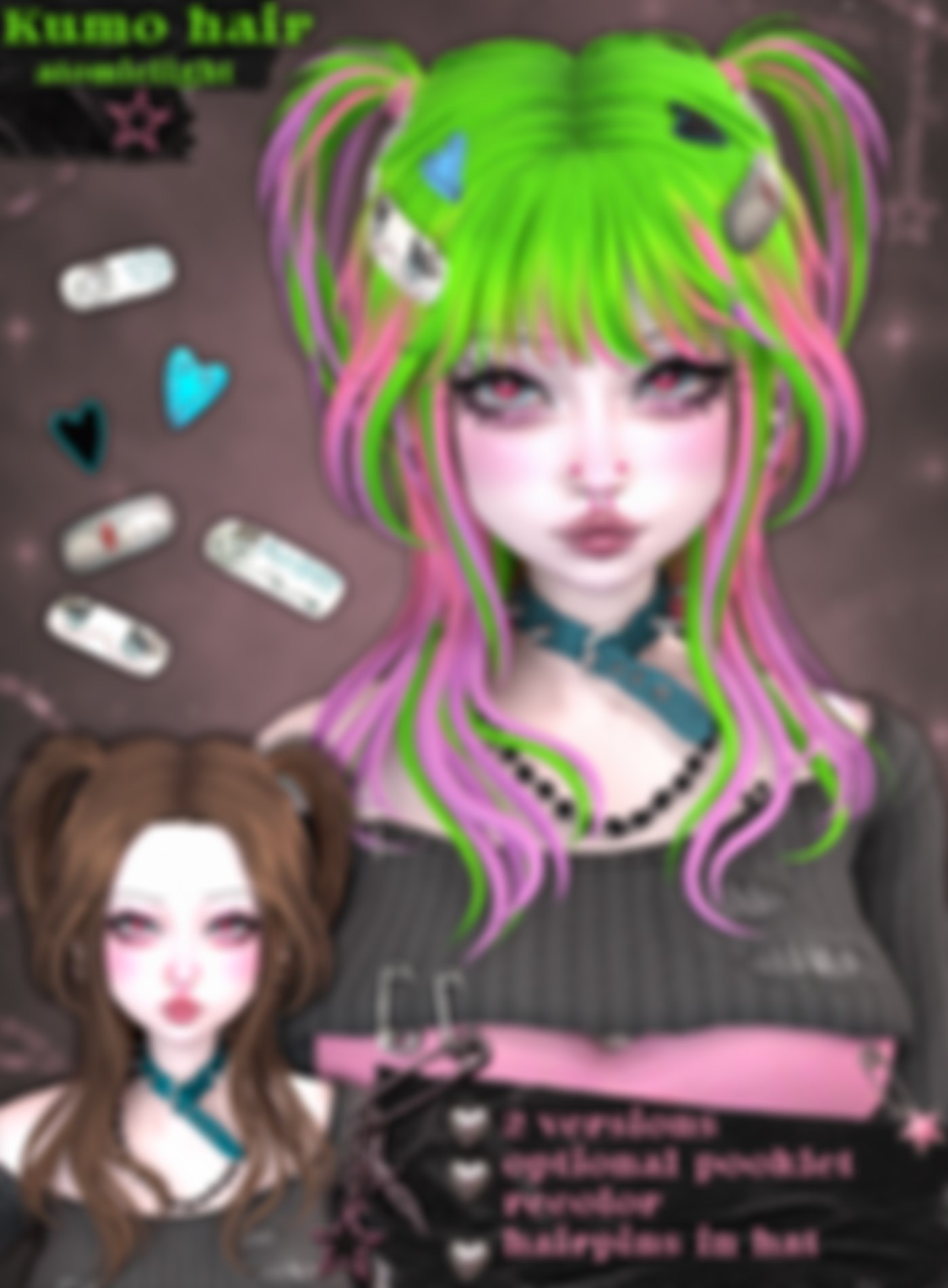 Preview image 1 for Kumo hair by ATOMICLIGHT.