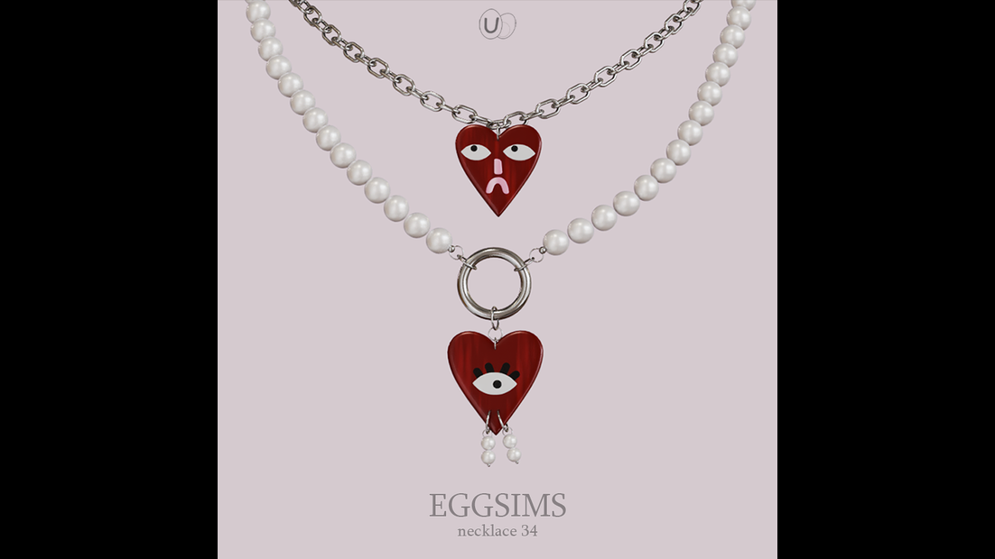 Preview image 1 for Ingame ver] necklace 34 by EGGU_SIMS.