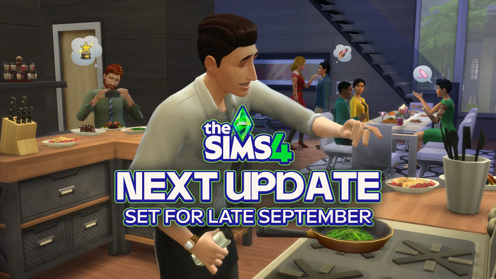 Sims Community image for the late September 2026 Sims 4 update preview.