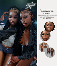 Sims 4 skins CC bauman sisters set by VIVI