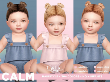 Sims 4 infant CC Calm Hairstyle for Infants - No Bangs by SonyaSims