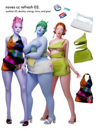 Sims 4 aesthetic clothing CC cc refresh 02 by nsves