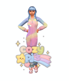 Sims 4 aesthetic clothing CC Cozy PJs by Jennifer Lentz