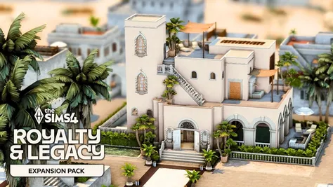 Sims 4 royalty CC Dambele House | The Sims 4: Royalty & Legacy Build by Create4Sims