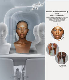 Sims 4 skins CC doll factory #3 skin set by VIVI