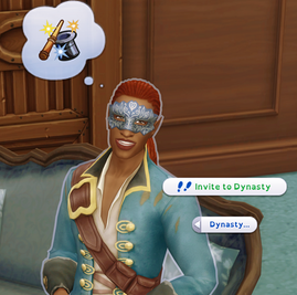 Sims 4 royalty CC Engaged Sims in Dynasties by Intern Waffle
