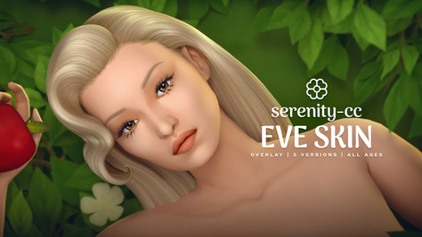 Sims 4 skins CC Eve Skin Overlay / Preview by Serenity-cc