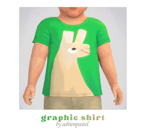 Sims 4 infant CC GP06 Graphic T-Shirt (Infants) by adrienpastel