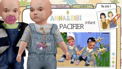 Sims 4 infant CC Pacifier | V.1 and V.2 INFANT [anna_bibi]   by Gabriely Cardozo